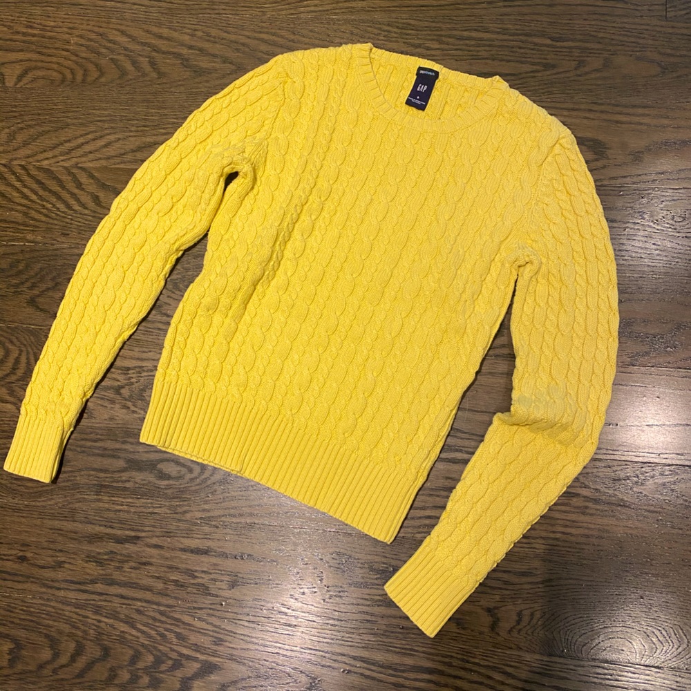 Cable knit sweater